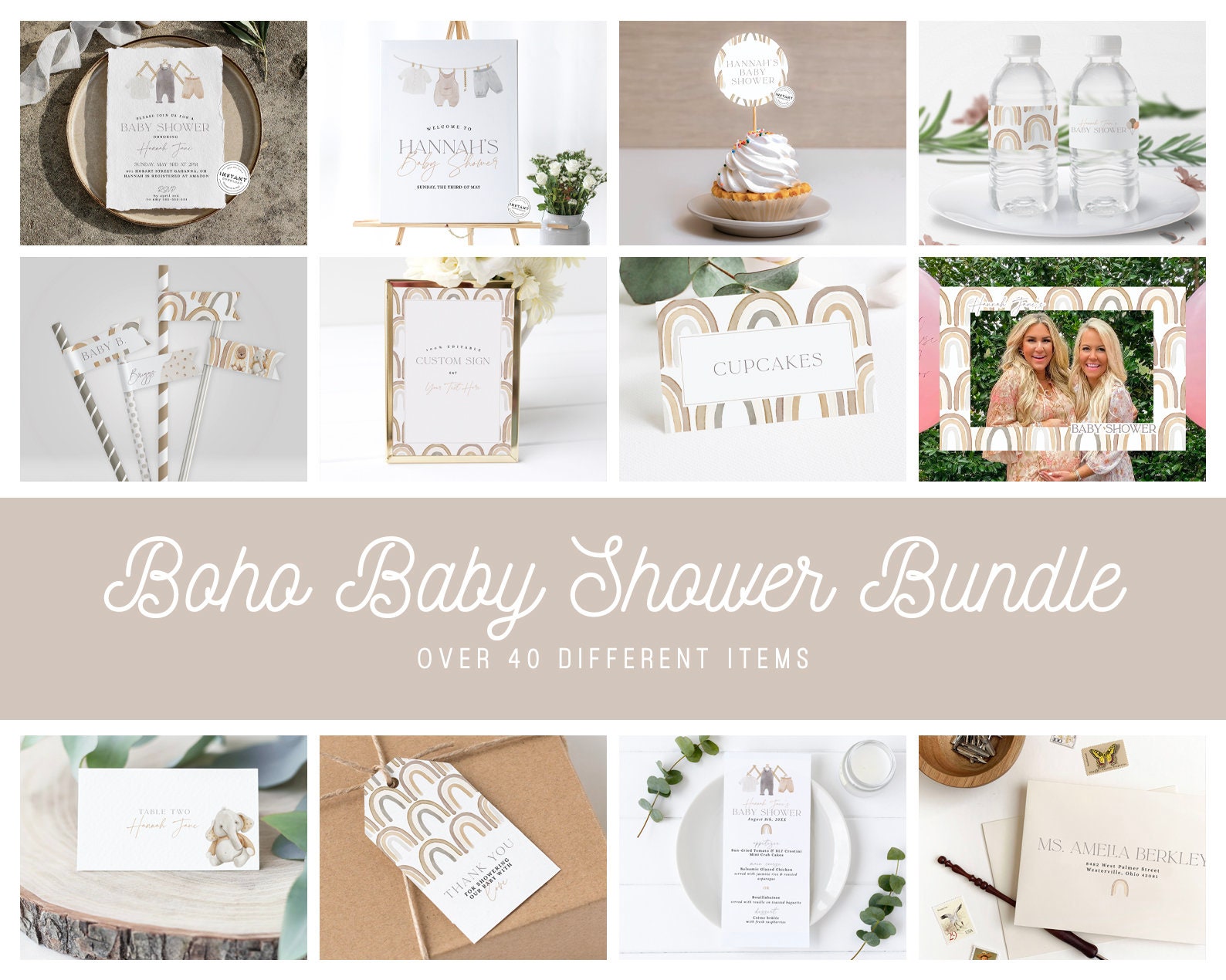 Boho Baby Shower Photo Booth Frame Photo Booth Frame for Etsy