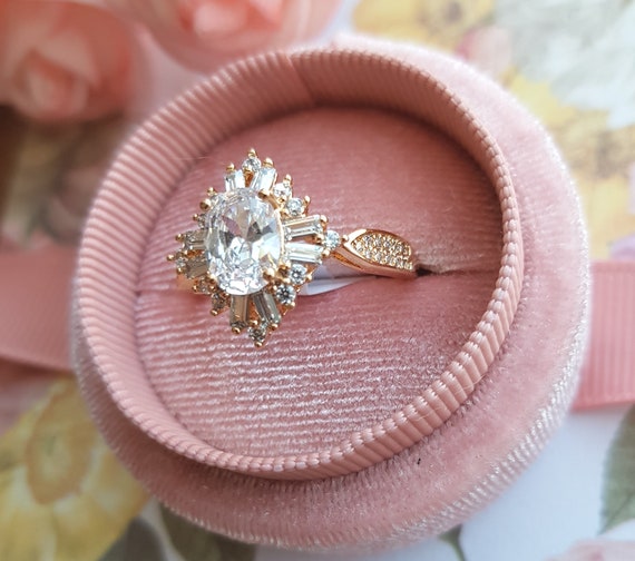 Vintage Ring Art Deco Ring 1930s Ring Cocktail Rin