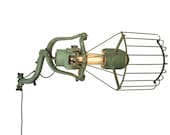 Industrial 1920 s X-ray arm wall or ceiling light