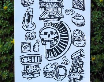 Museo Nacional de Antropología print