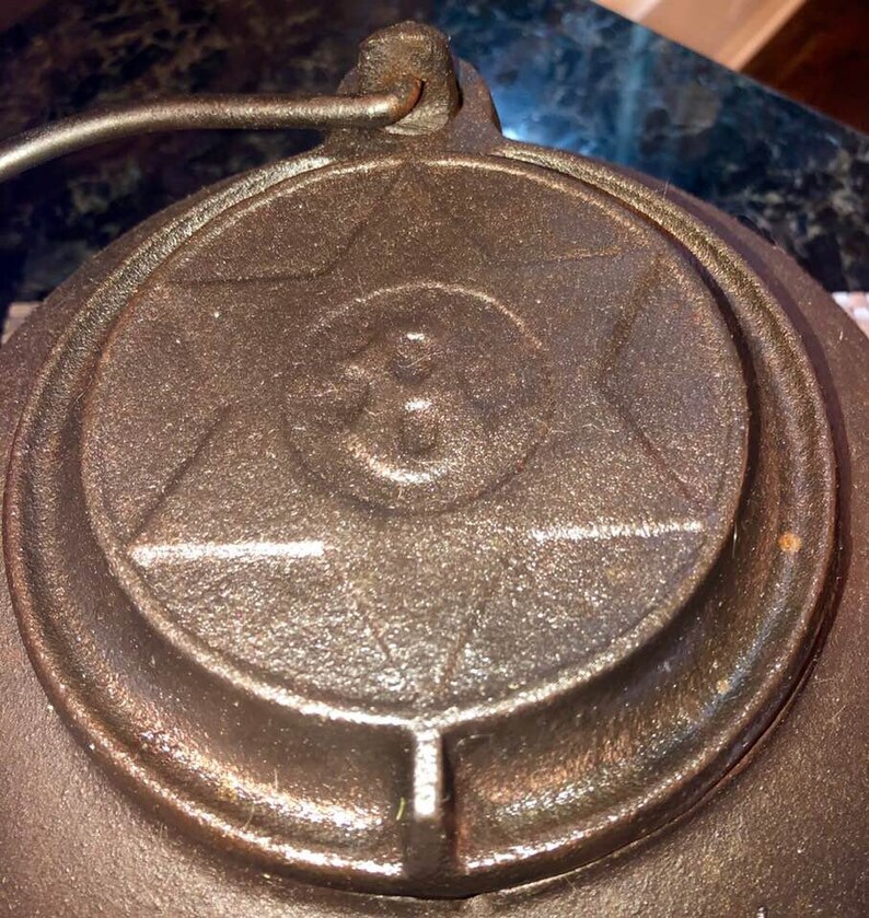 Vintage Antique Chattanooga star 8 eight tea kettle cast iron Etsy