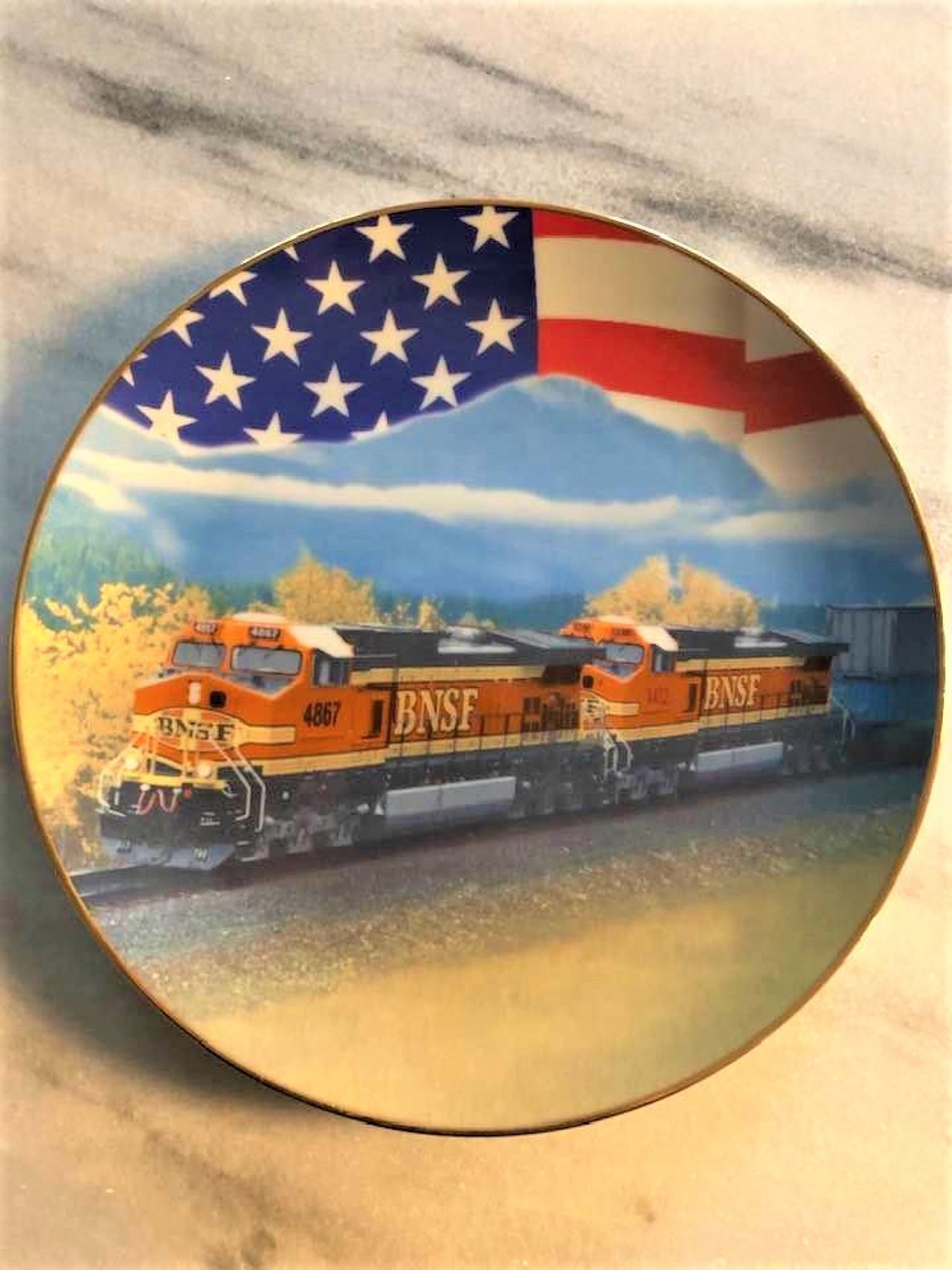 BNSF Safety Award PlateBurlington Northern Santa Fe Etsy
