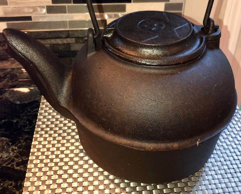 Vintage Antique Chattanooga star 8 eight tea kettle cast iron Etsy