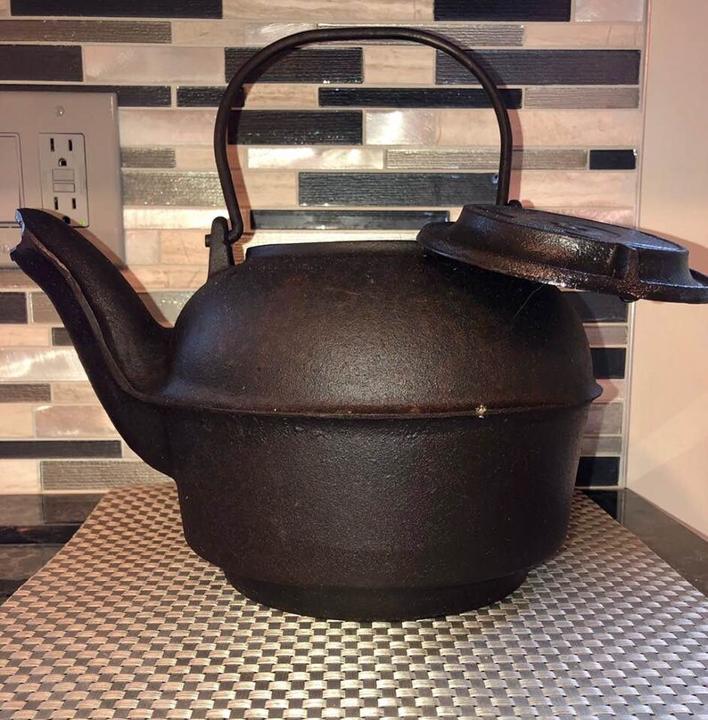 Vintage Antique Chattanooga star 8 eight tea kettle cast iron Etsy