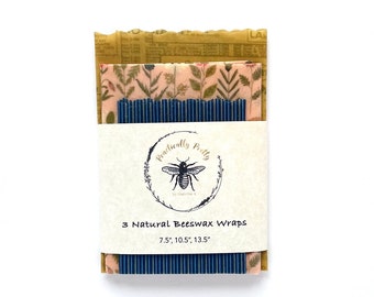 Envoltorios de alimentos de cera de abejas natural