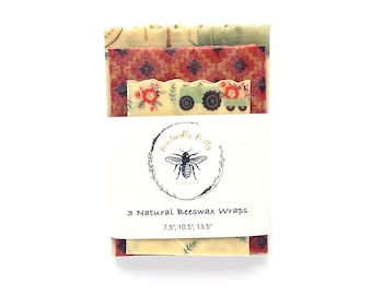 Envoltorios de alimentos de cera de abejas natural