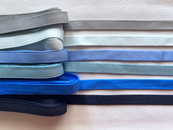 Blue Shades Nylon Lycra Bone Casing | Corset Making, Lingerie Supplies