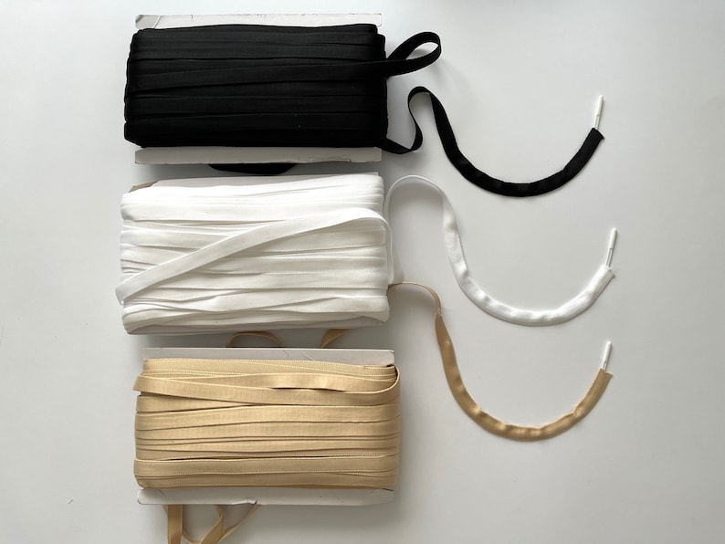 Lingerie supplies: durable and flexible bone casing for straps and underbust corsets