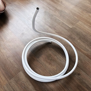 Choose your length flexible pipe for flowers, front view