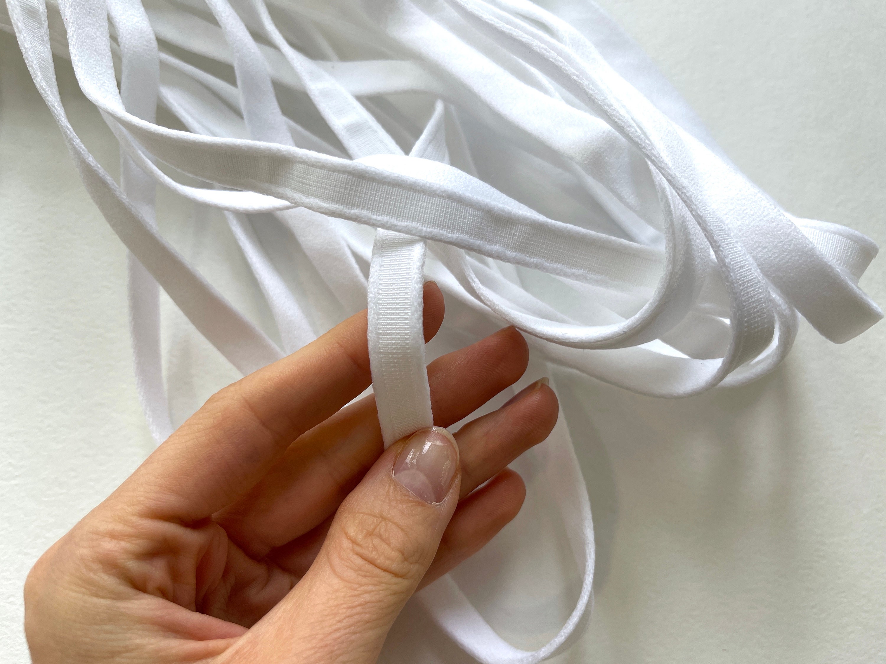 White PLUSH Bra Underwire Channeling Bra Wire Casing Etsy