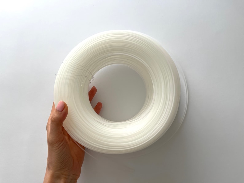 Clear flexible corset boning material for sewing and dressmaking projects