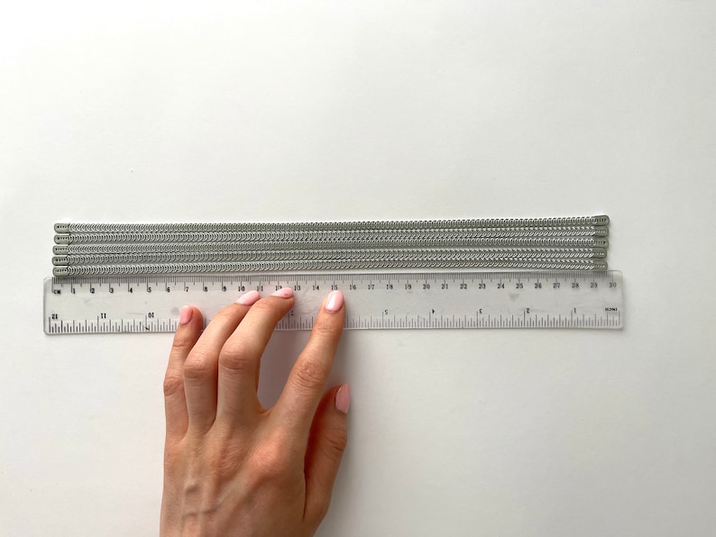 Detailed view of spiral steel boning, ideal for corsets and structured garments