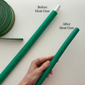 Green Stem Casing for Giant Flower Stems | Flexible, Bendable Pipe Cover for Floral Arrangements and Event Decor