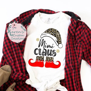 Mimi Claus PnG, Santa Claus PnG, Nana Claus PnG, Christmas, Leopard print Christmas PNG, Santa hat PNG, Leopard print Santa PNG, Christmas