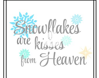 Download Free Christmas In Heaven Stencil Etsy SVG DXF Cut File