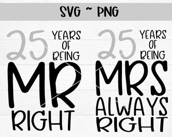 Download 25th Anniversary Svg Etsy