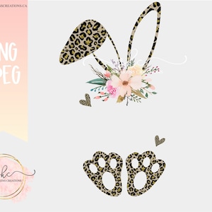 Conejito de Pascua PNG, Conejito PNG, Conejito con estampado de leopardo, Diseños de conejito de Pascua, Monograma de Pascua, Conejito de Pascua guepardo PNG, Clipart de Pascua