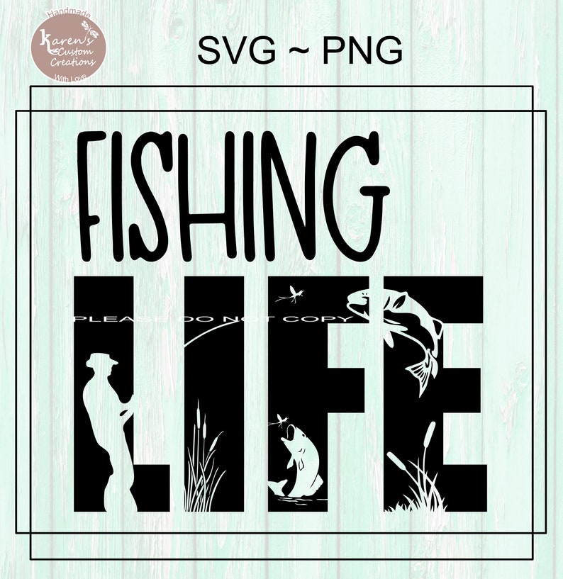 Download Fishing Life SVG Hunting and fishing SVG fishing decals | Etsy