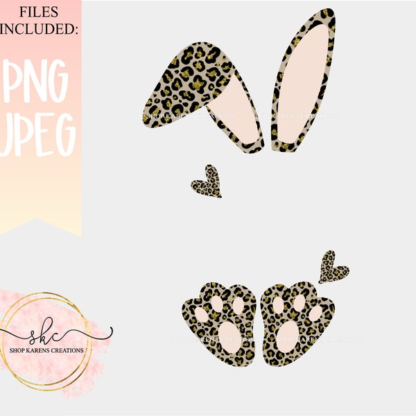 Easter bunny PNG, Bunny monogram PNG, Cheetah Print Easter bunny png, Easter Bunny , bunny designs, Easter clipart, Cheetah frame, Easter