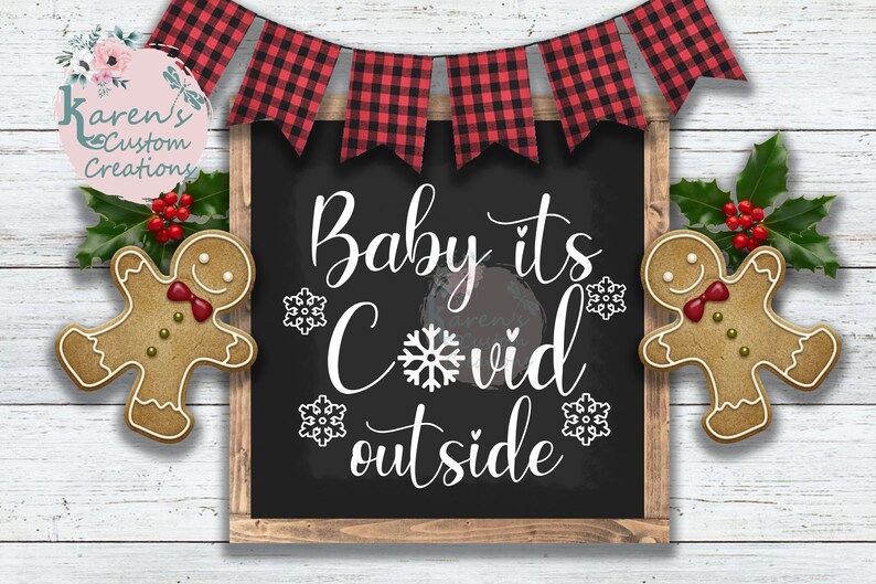 Download Baby its covid outside SVG Christmas ornaments 2020 svg ...