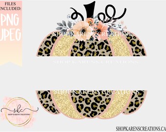 Blank pumpkin, leopard print pumpkin, add your own name spilt pumpkin PNG, split pumpkin PNG, Mama pumpkin shirt designs, Leopard pumpkin