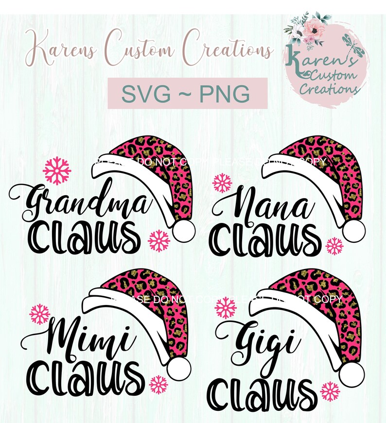 Download Grandma Claus Bundle Santa Claus SvG Santa SVG Christmas ...