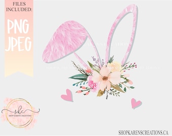 Easter bunny PNG, Easter files, Fluffy Easter bunny png, Easter Bunny , bunny designs, Easter clipart, Easter shirt PNG, Bunny ears PNG