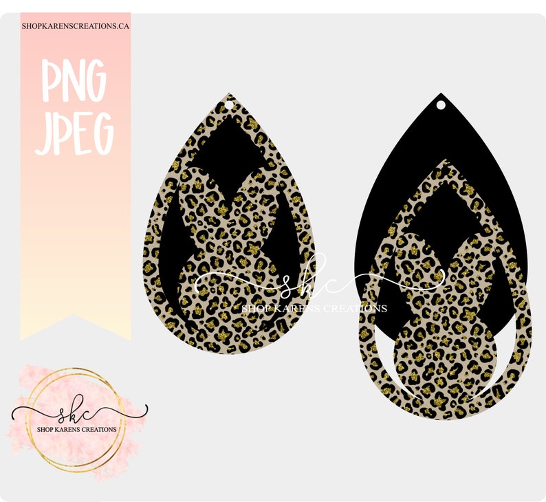 Peut inclure: Une paire de boucles d'oreilles en forme de larme &agrave; imprim&eacute; l&eacute;opard noir et or. Les boucles d'oreilles ont un design d&eacute;coup&eacute; et sont parfaites pour ajouter une touche de style &agrave; n'importe quelle tenue.