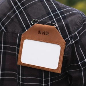 Leather hunting license holder, Personalized hunting license holder, Hunting accessories, Hunting gifts for men, Fish license holder