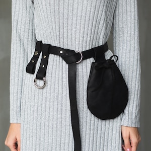 Renaissance Frauen Gürtel, Rock Wandern, Leder Cosplay Gürteltasche, Larp Gürteltasche, Larp Gürteltasche, Renaissance Gürteltasche, Cosplay Geschenk