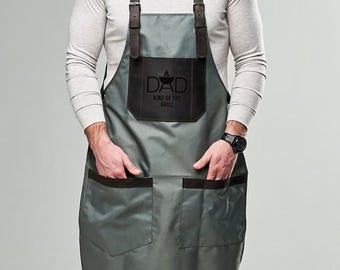 Personalized apron for men, Canvas apron with pockets, Workshop apron, Bartender apron, Personalized kitchen apron, Custom chef apron