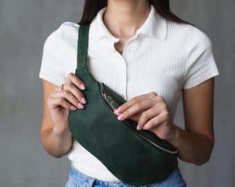 Leather fanny pack,Fanny packs for women,Leather belt bag,Fanny pack,Personalized fanny pack,Waist bag,Bum bags leather,Black fanny pack