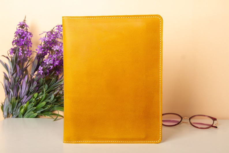 Leather Book Coverleather Notebook Cover A5travelers Etsy