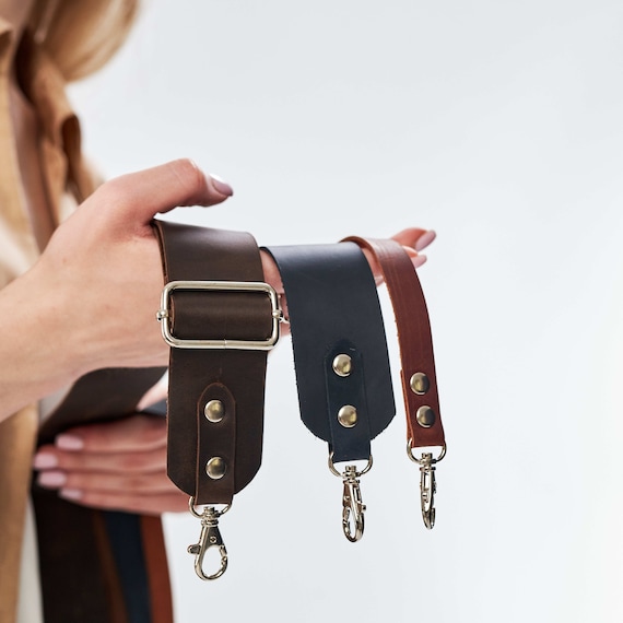 Sangle-ajustable - porte-clé - bracelet-ceinture - cuir vachette