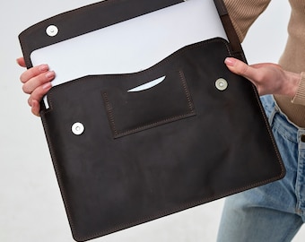 Brown folder, Document envelope leather, A4 document folder, A4 folder with card holder, A5 document holder, A3 paper folder