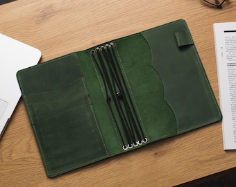 Travelers notebook cover,Leather notebook cover,A5 notebook cover,A5 travelers notebook cover,Leather journal cover,Large leather journal