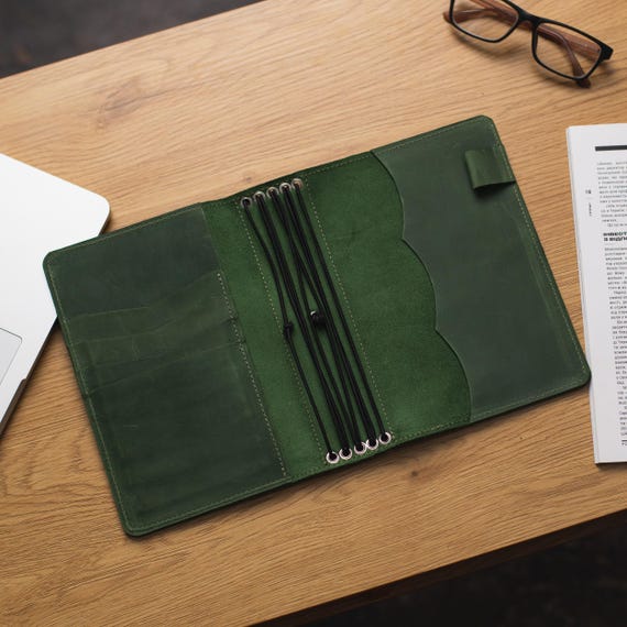 Travelers Journal Cover With Elastic Band, Travelers Notebook