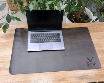 Leather blotter,Leather mat for desk,Custom desk pad,Leather mousepad,Desk pad leather,Personalized leather desk pad,Extended mouse pad