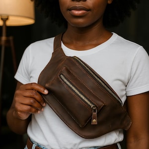 Gürteltasche,Fernfreund Geschenk,Leder Bauchtasche,Fernbeziehung,Gürteltasche aus Leder,Gürteltasche aus Leder,Fernbeziehung