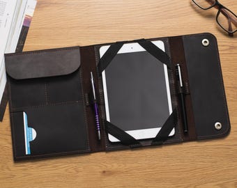 Fujitsu QUADERNO A4 case, Genuine leather Fujitsu QUADERNO folio, Personalized Fujitsu quaderno a5 case, Handmade fujitsu quaderno case