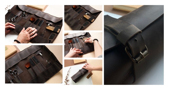 Buy Accessoires Barber Tool Roll Leather