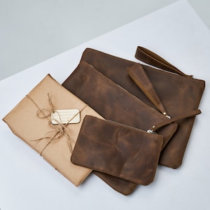 Leather cosmetic bag for women, Personalized makeup bag bachelorette, Cosmetic bag large, Makeup bag personalized leather