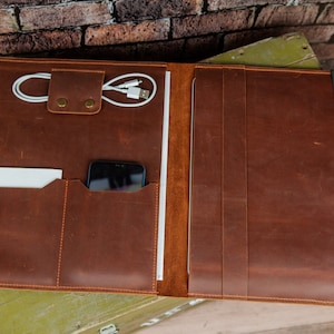 Leather portfolio,Personalized portfolio,Leather folder,Document folder,Leather portfolio for men,Engraved leather portfolio,Leather folio