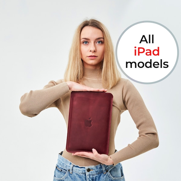 Leather iPad Case Etsy