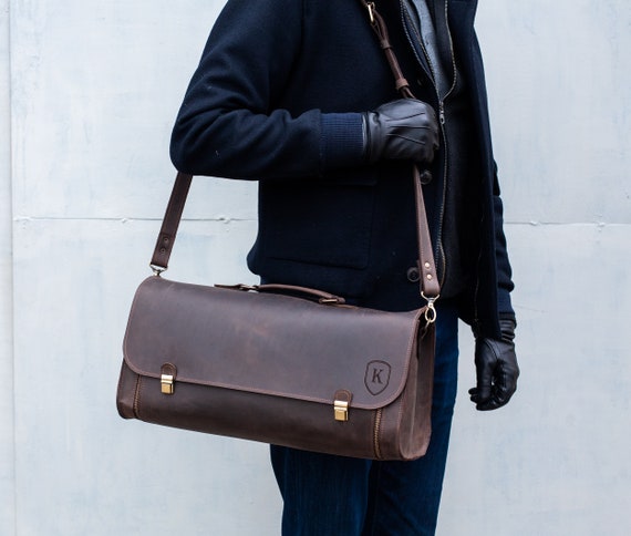 Personalized Tool Bag Large, Leather Tool Bag, Tool Bag for Men