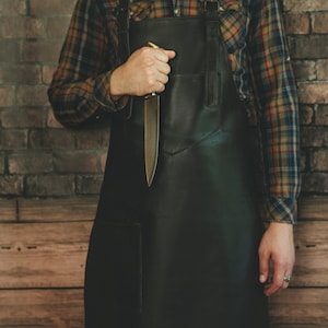 Men&#39;s apron,Apron with pockets,Leather apron,Cross back apron,Bbq apron,Plus size apron,Full aprons,,Personalized apron,Chefs apron