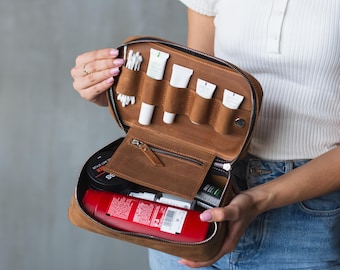 Dopp kit for men,Personalized dopp kit,Gifts for dad,Mens toiletry bag,Christmas gifts,Hanging toiletry bag men,Dad gift from daughter