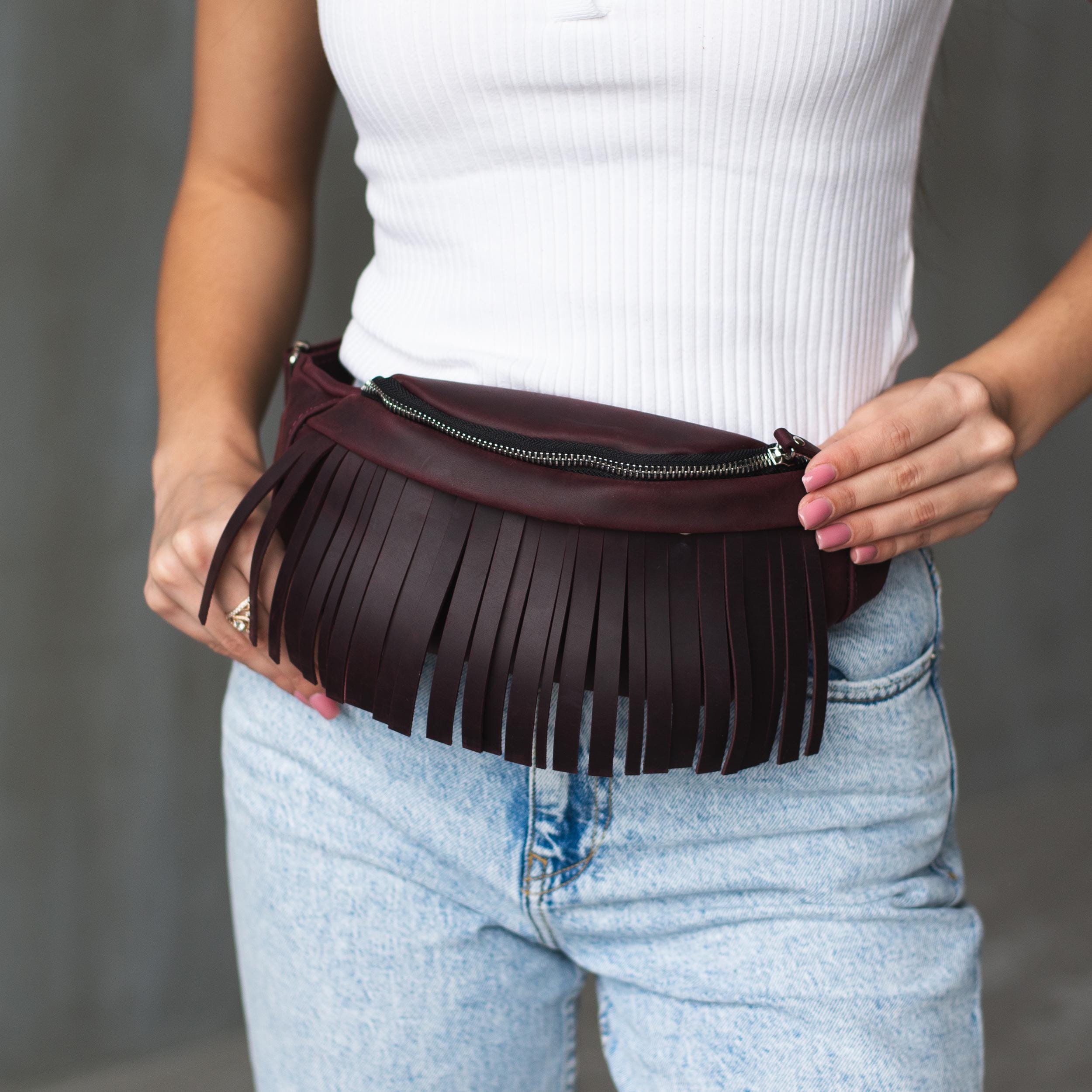 Fringe Belt Bag - Etsy