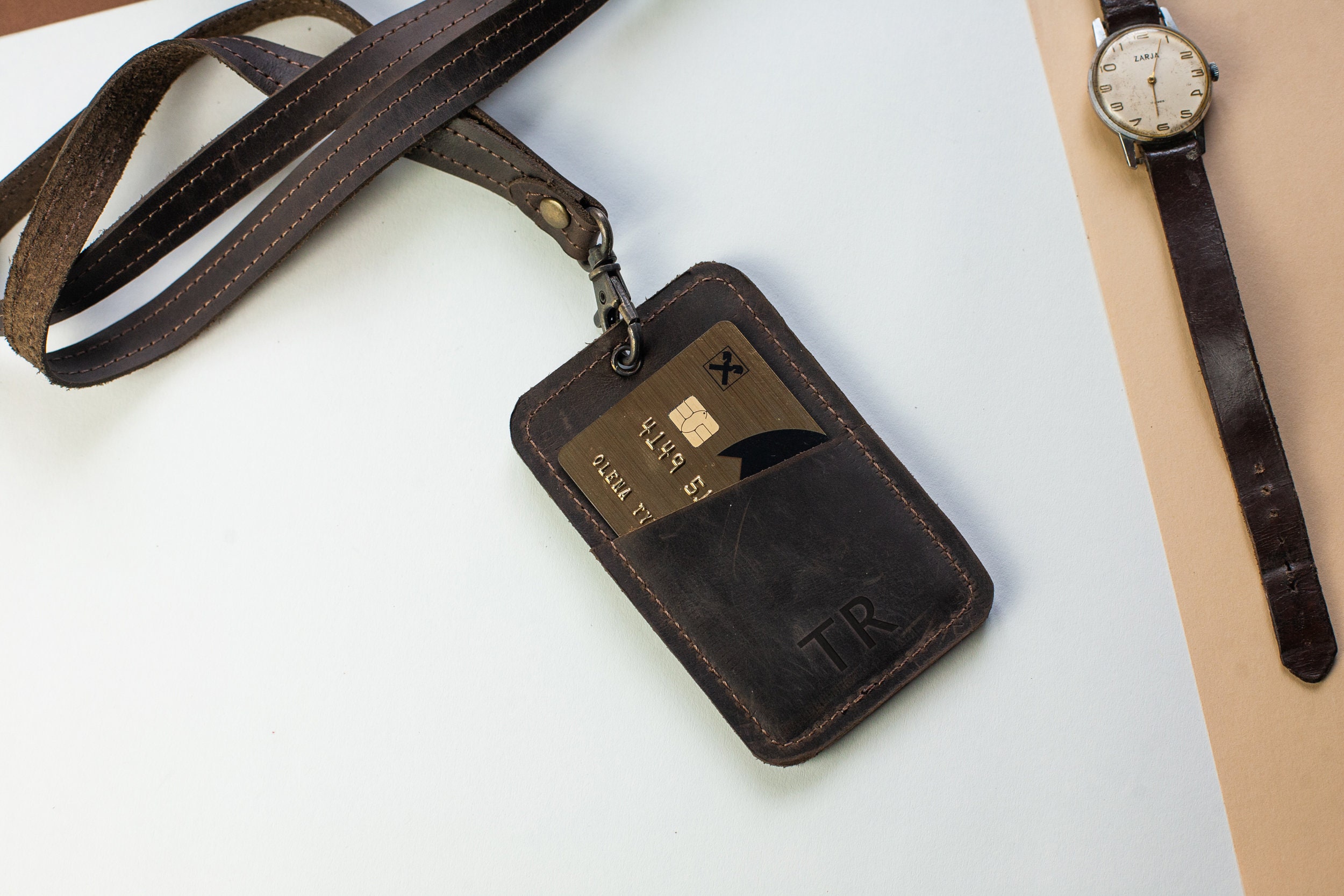 Id Card Leather
