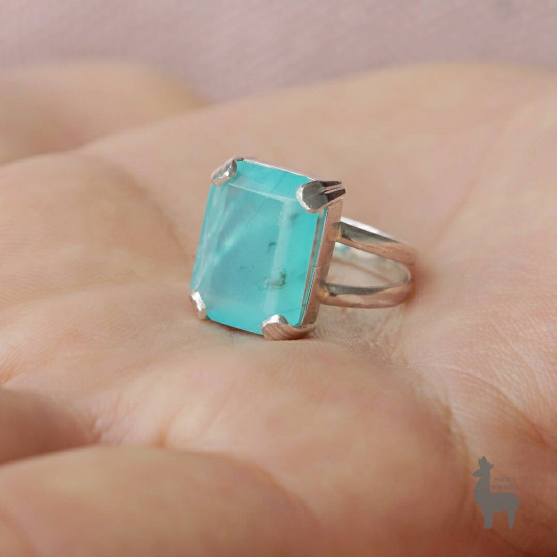 Anillo de ópalo andino AAA ópalo peruano, 950 de plata - Etsy México